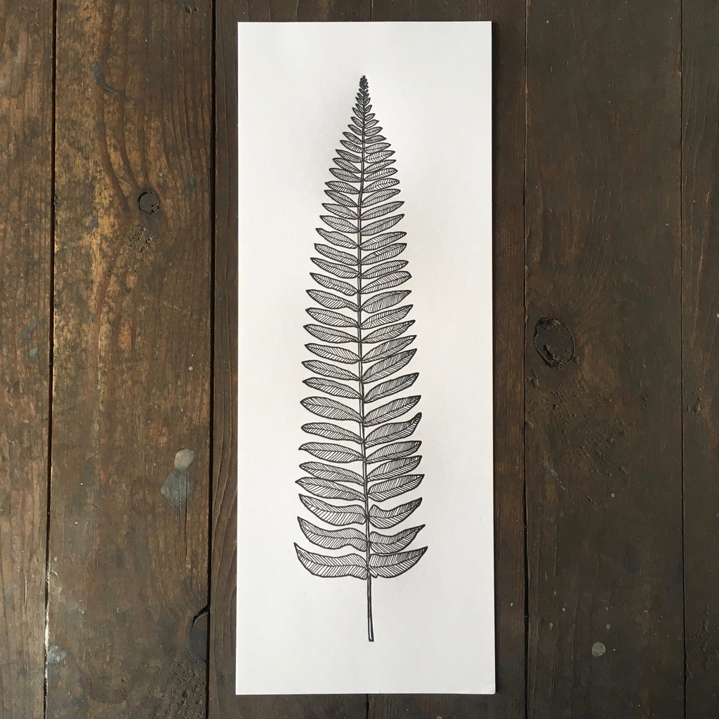 fern art print