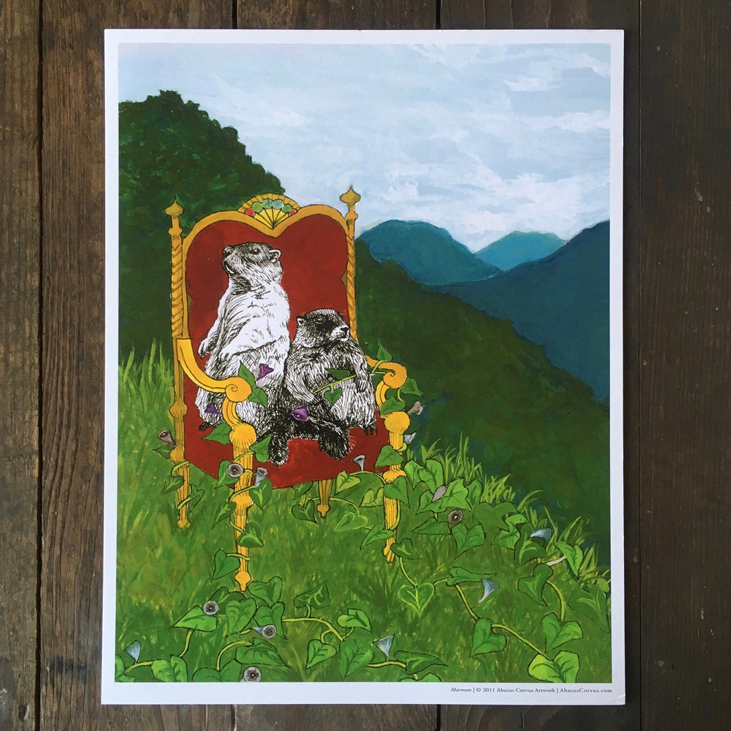 Marmot Royalty - Print
