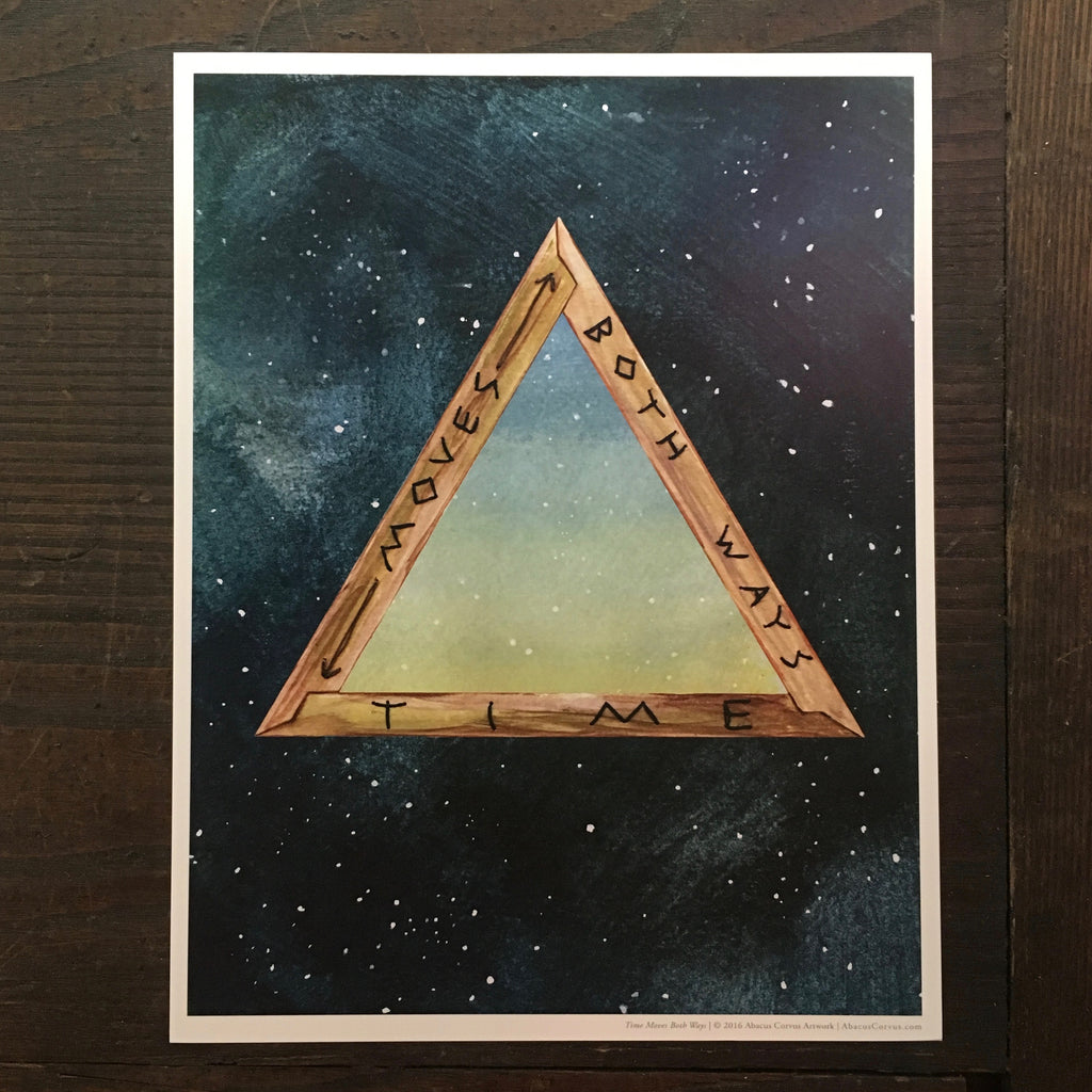 Time Moves Both Ways - Print
