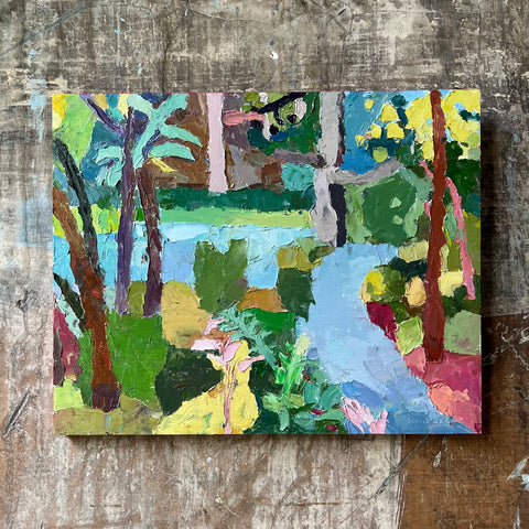 Path by Crowder Lake - Original Painting