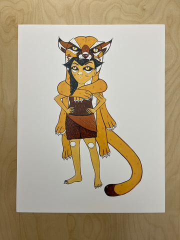 Empowered Wampus Cat - Print