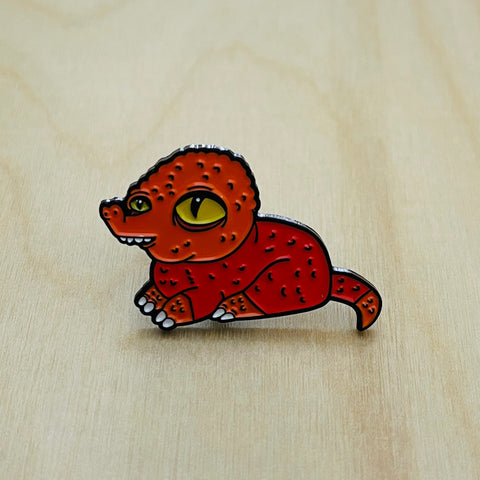 Ginger Dragon - 1" x 1" - Enamel Pin