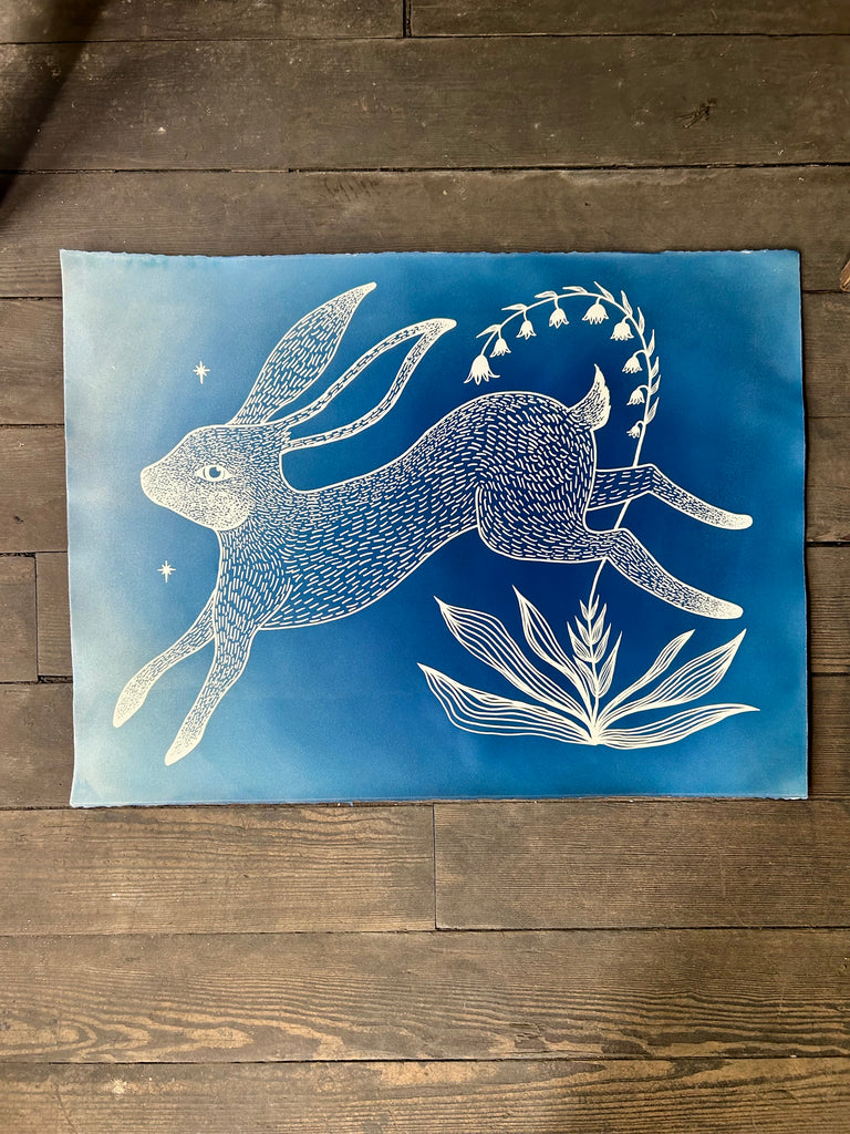 The Spirit of Arrow - Cyanotype