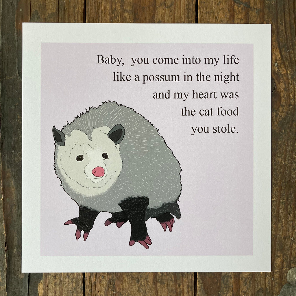 Possum Love - Print