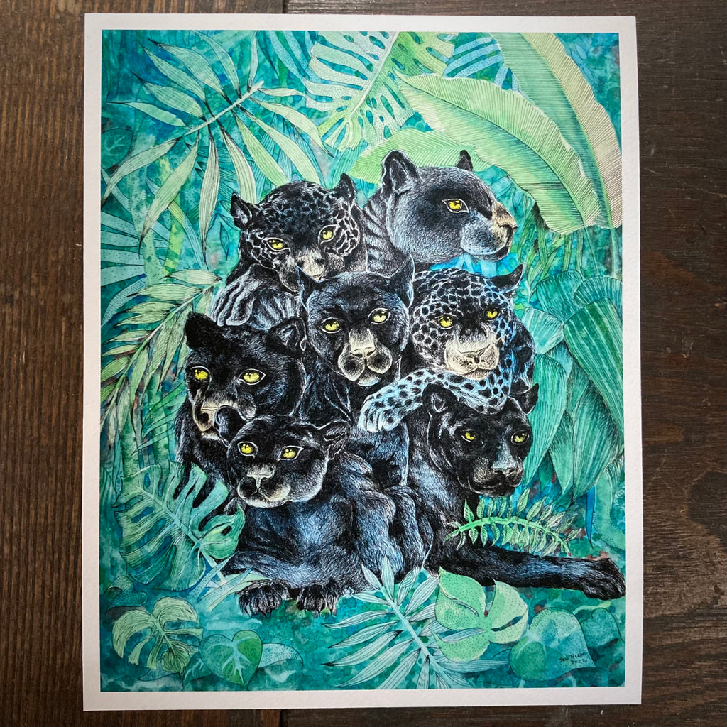 Seven Jaguars - Print