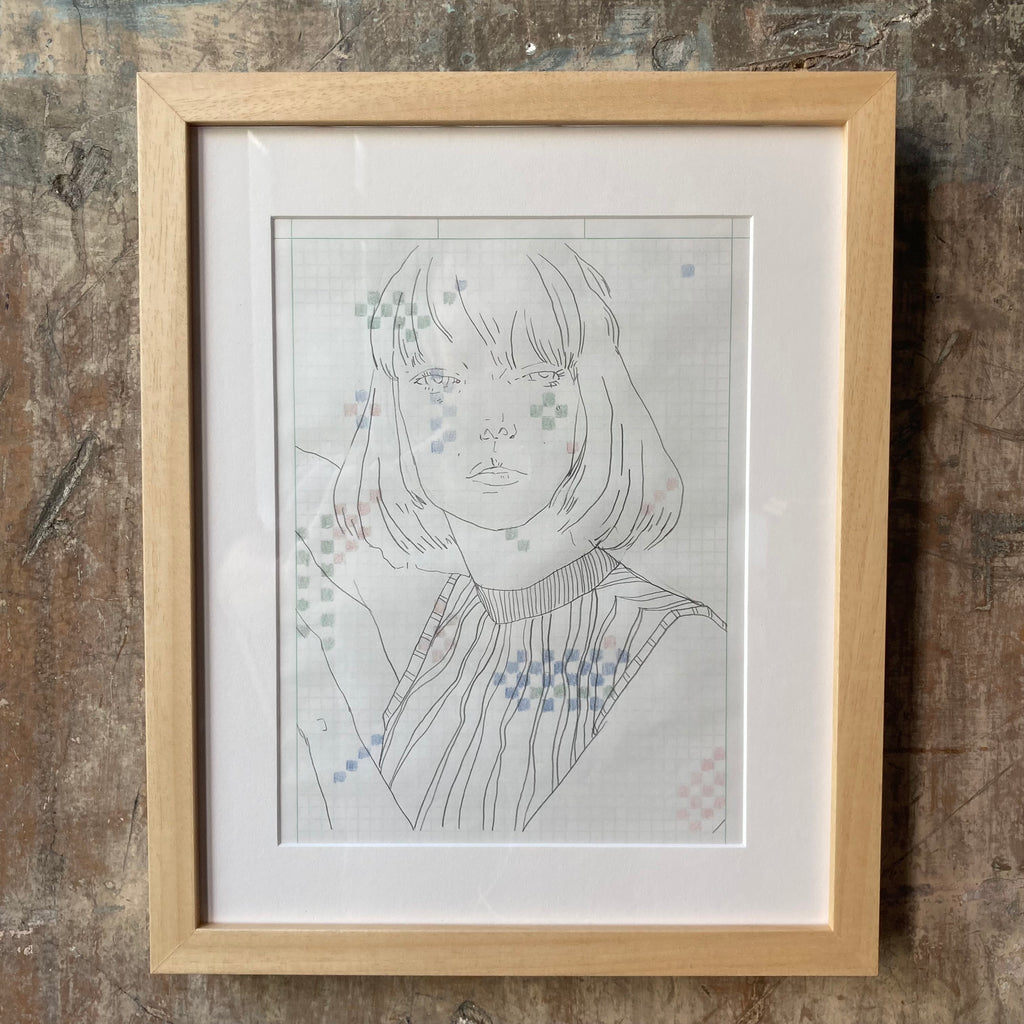 Original Framed Drawing by PHLOX