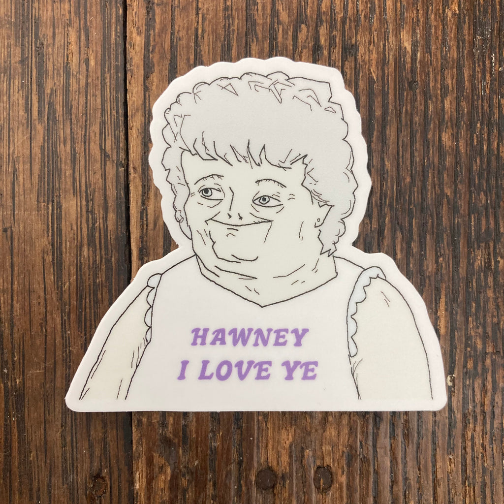 Hawney I Love Ye - Sticker