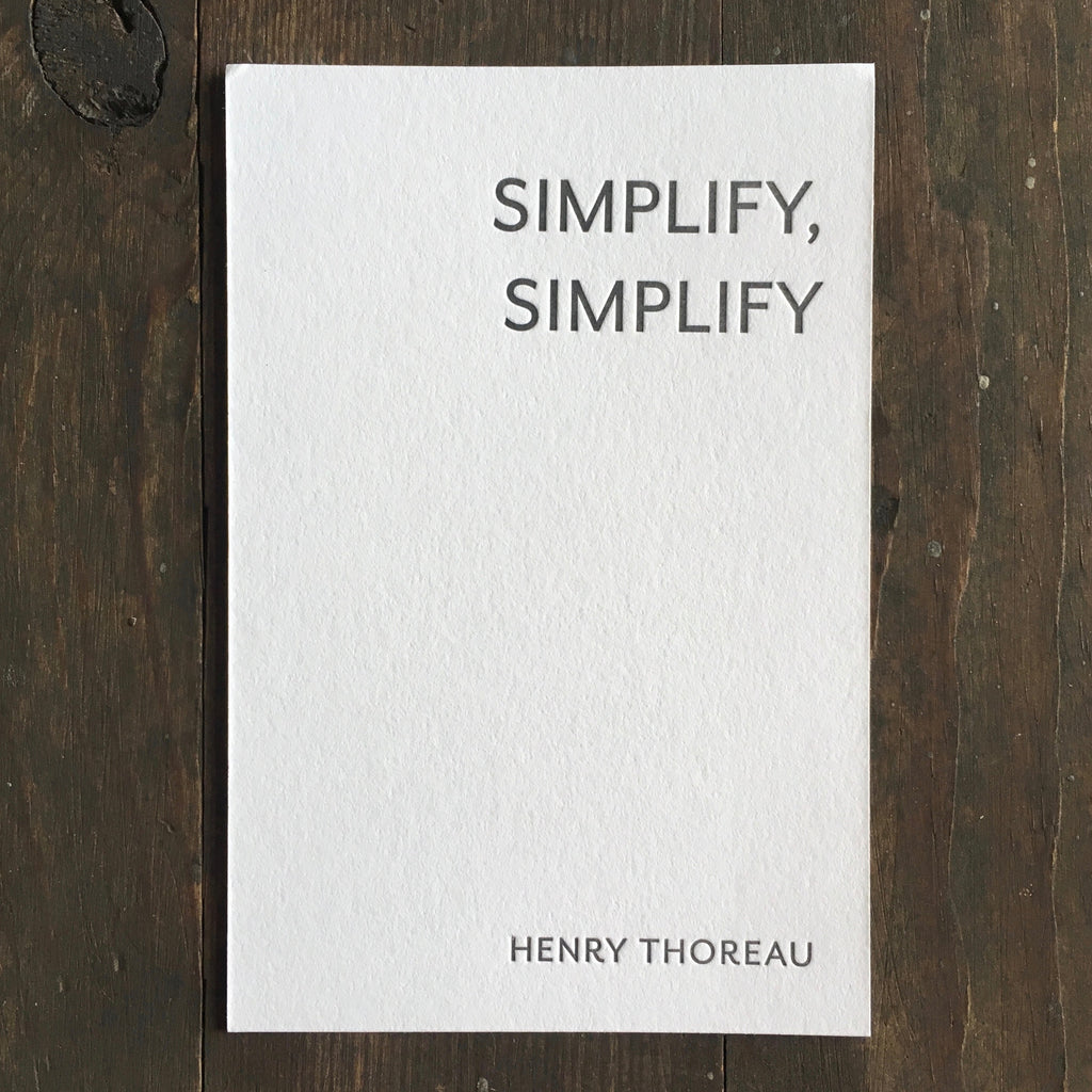 Henry Thoreau Quotation - Print